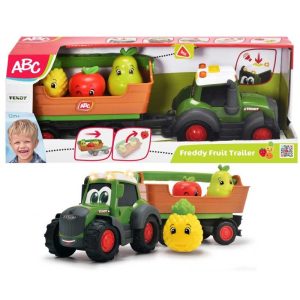 Dickie Toys ABC Fendt Τρακτέρ & Καρότσα με Φρούτα 32cm για 12+ μηνών