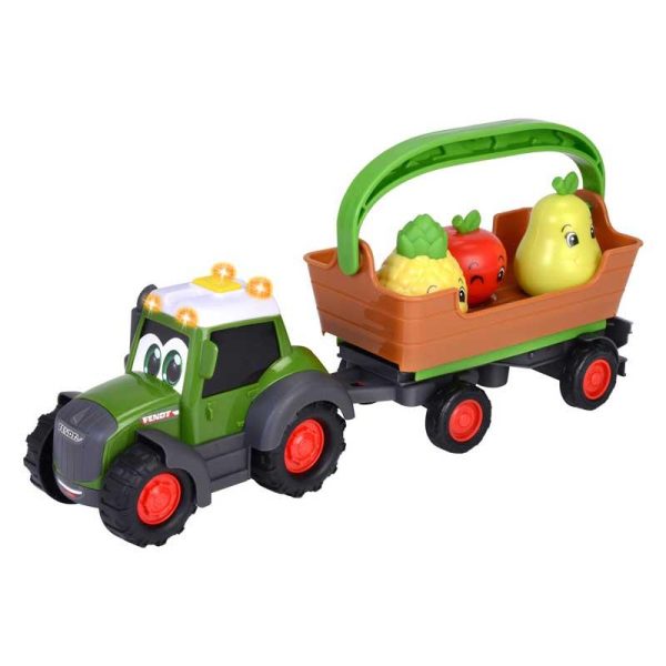 Dickie Toys ABC Fendt Τρακτέρ & Καρότσα με Φρούτα 32cm για 12+ μηνών
