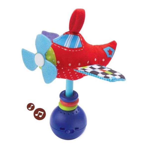 Yookidoo Pilot Play Set - Σετ Κουδουνίστρες Αεροπλανάκι & Πιλότος με Ήχους