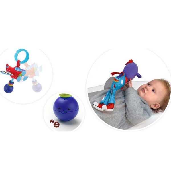 Yookidoo Pilot Play Set - Σετ Κουδουνίστρες Αεροπλανάκι & Πιλότος με Ήχους