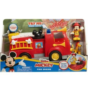 Disney Junior Mickey Mouse Fire Engine - Φορτηγό Πυροσβεστικής με Φιγούρες Mickey & Pluto