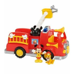 Disney Junior Mickey Mouse Fire Engine - Φορτηγό Πυροσβεστικής με Φιγούρες Mickey & Pluto