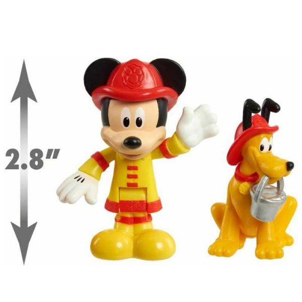 Disney Junior Mickey Mouse Fire Engine - Φορτηγό Πυροσβεστικής με Φιγούρες Mickey & Pluto