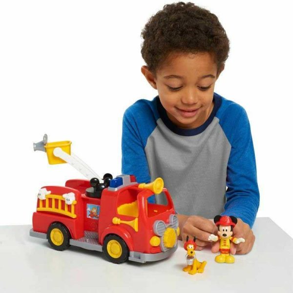 Disney Junior Mickey Mouse Fire Engine - Φορτηγό Πυροσβεστικής με Φιγούρες Mickey & Pluto