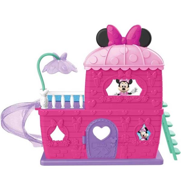 Disney Junior Minnie Mouse Bow Home Playset - Το Σπίτι της Minnie με Φιγούρες Minnie & Snowpuff