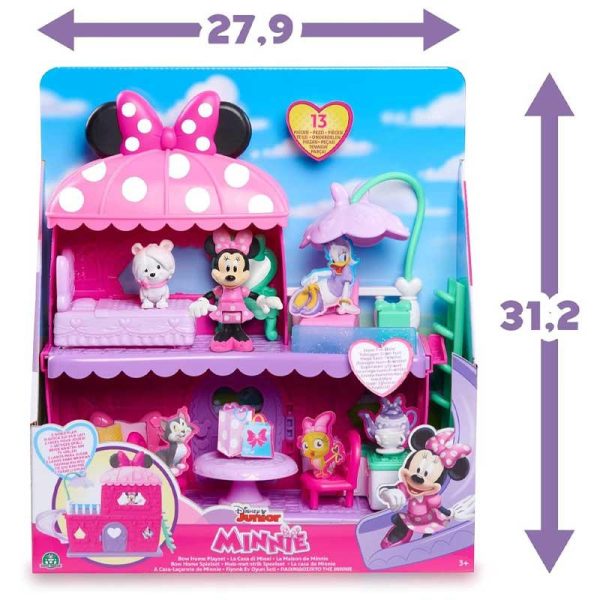 Disney Junior Minnie Mouse Bow Home Playset - Το Σπίτι της Minnie με Φιγούρες Minnie & Snowpuff