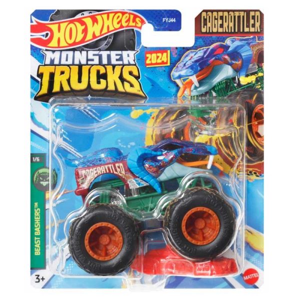 Hot Wheels Monster Trucks CageRattler - Αυτοκινητάκι