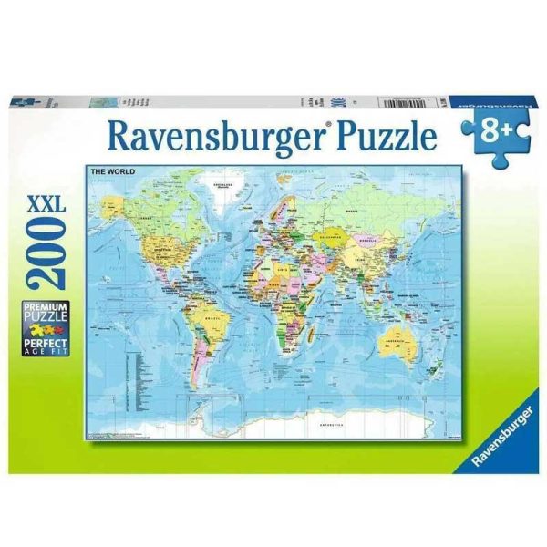 Ravesburger XXL Puzzle 'Ο Κόσμος' με 200 Κομμάτια