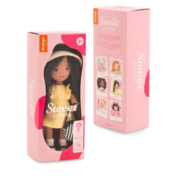 Orange Toys Sweet Sisters: Πάνινη Χειροποίητη Κούκλα Tina 33εκ.