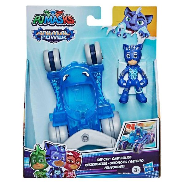 PJ Masks Animal Power Cat-Car - Όχημα με Φιγούρα Cat Boy