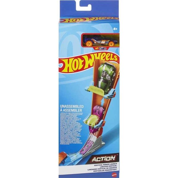 Hot Wheels Vertical Power Launch - Μίνι Πίστα για Κόλπα