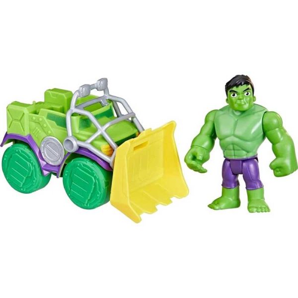 Marvel Spidey Smash Truck - Όχημα & Φιγούρα Hulk 10cm