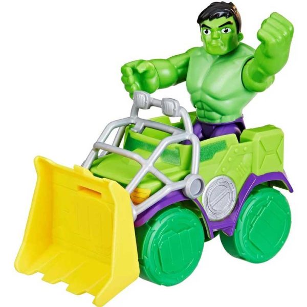 Marvel Spidey Smash Truck - Όχημα & Φιγούρα Hulk 10cm