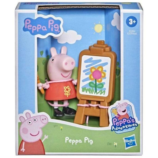 Peppa Pig And Friends - Φιγούρα Πέππα Ζωγράφος