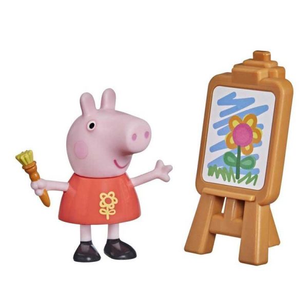 Peppa Pig And Friends - Φιγούρα Πέππα Ζωγράφος
