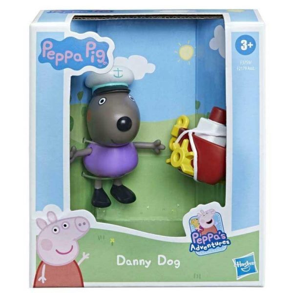 Peppa Pig And Friends - Φιγούρα Danny Dog με Καραβάκι
