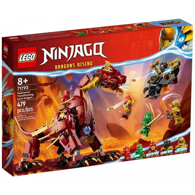 Lego Ninjago 71793 : Heatwave Transforming Lava Dragon