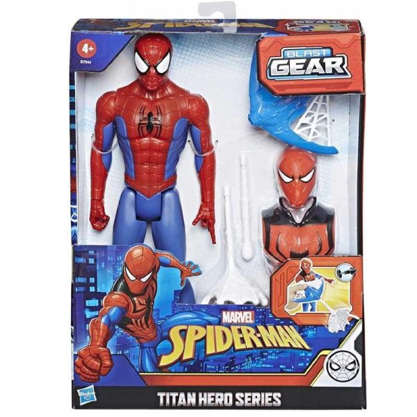 Marvel Titan Hero Series Blast Gear - Φιγούρα Spider-Man 30cm με Εξοπλισμό