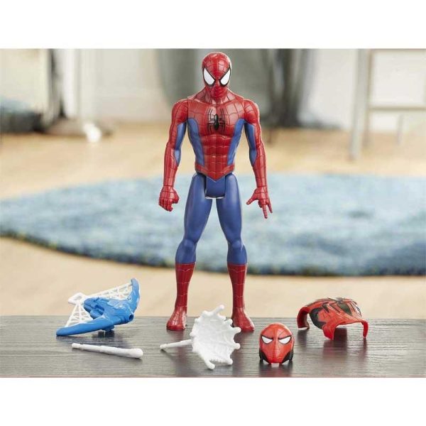 Marvel Titan Hero Series Blast Gear - Φιγούρα Spider-Man 30cm με Εξοπλισμό