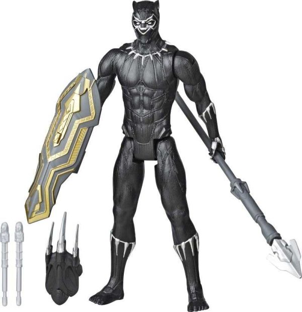 Marvel Titan Hero Series Blast Gear - Φιγούρα Black Panther 30cm με Εξοπλισμό