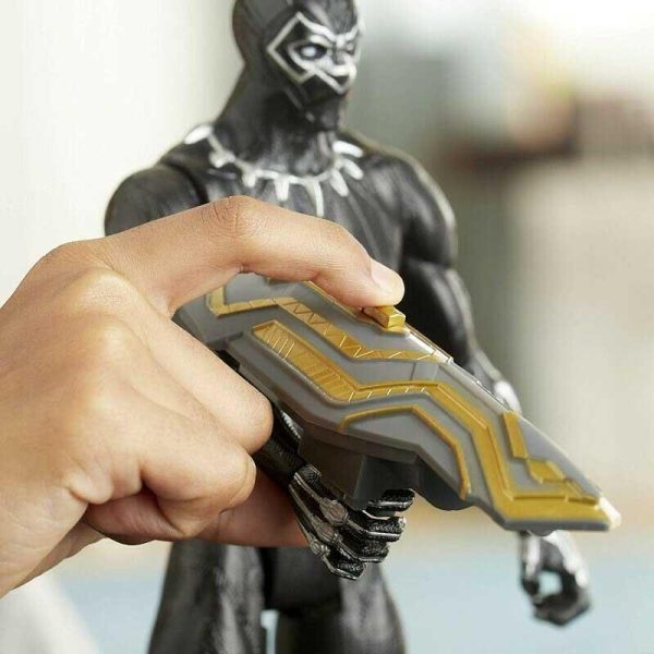 Marvel Titan Hero Series Blast Gear - Φιγούρα Black Panther 30cm με Εξοπλισμό