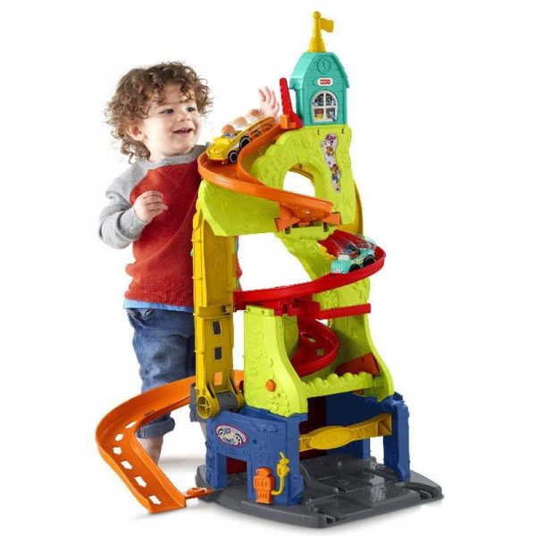 Fisher-Price Little People Sit 'n Skyway - Μεγάλο Γκαράζ - Πίστα με 2 Αυτοκινητάκια