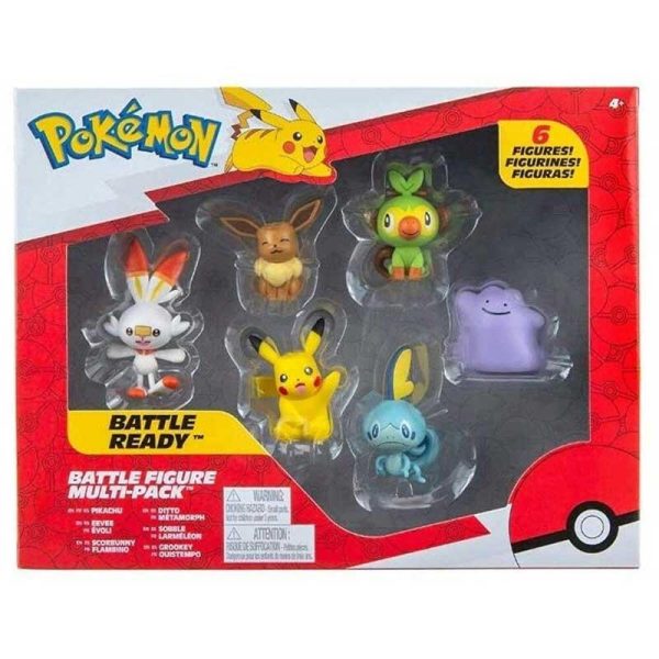 Pokemon Battle Figure Multi-Pack - Φιγούρες 6τεμ. PKW2471