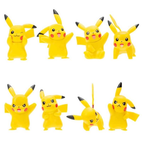 Pokemon Battle Figure Multi-Pack - Φιγούρες Pikachu 8τεμ. PKW2604