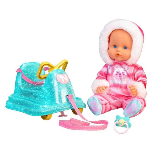 Nenuco and Sleigh - Κούκλα Μωρό με Έλκυθρο 35cm