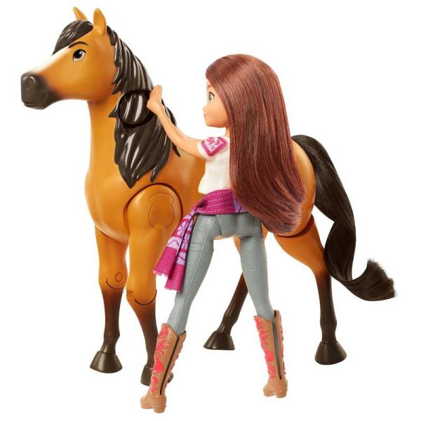 Dreamworks Spirit Movie Ride Together Lucky & Spirit - Σετ Κούκλα Spirit & Άλογο