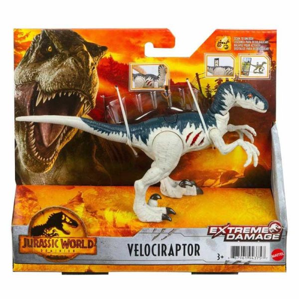 Jurassic World 'Extreme Damage' Velociraptor με Σπαστά Μέλη