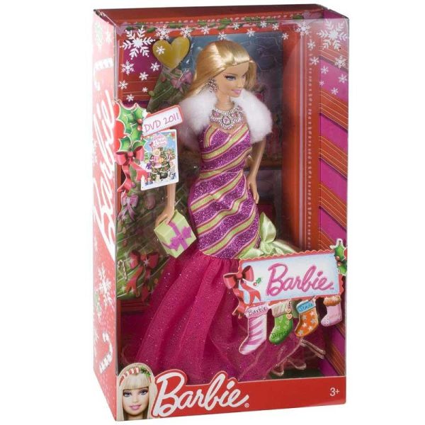 Barbie A Perfect Christmas Holiday - Κούκλα Barbie, Mattel 2011
