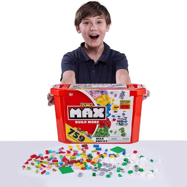 ZURU Max Build Κουτί Αποθήκευσης Με 759 Τουβλάκια