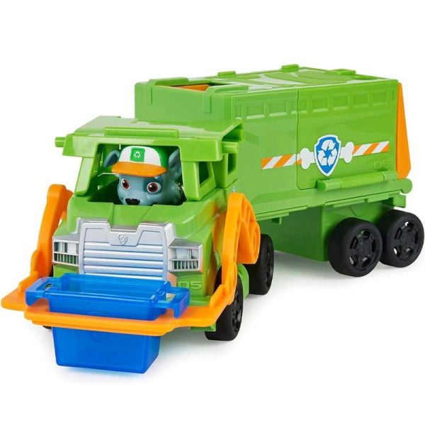 Paw Patrol Rocky Rescue Truck - Όχημα Φορτηγό με Φιγούρα Rocky