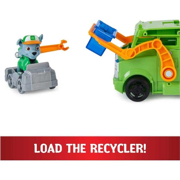 Paw Patrol Rocky Rescue Truck - Όχημα Φορτηγό με Φιγούρα Rocky