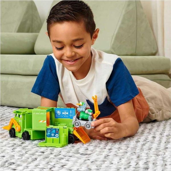 Paw Patrol Rocky Rescue Truck - Όχημα Φορτηγό με Φιγούρα Rocky