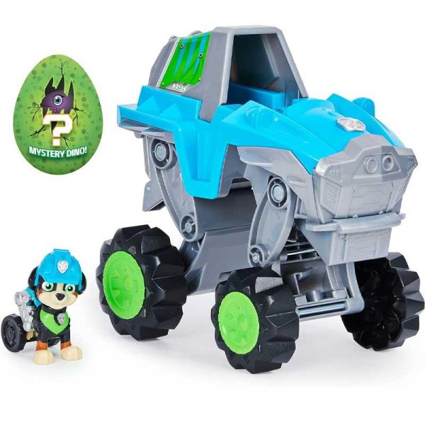 Paw Patrol Dino Rescue Rex Deluxe Vehicle - Όχημα με Φιγούρα Rex
