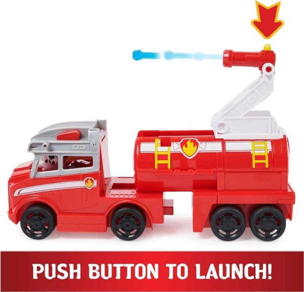 Paw Patrol Marshall Rescue Truck - Όχημα Φορτηγό με Φιγούρα Marshall