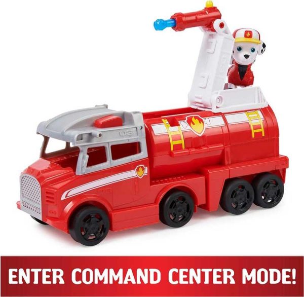 Paw Patrol Marshall Rescue Truck - Όχημα Φορτηγό με Φιγούρα Marshall