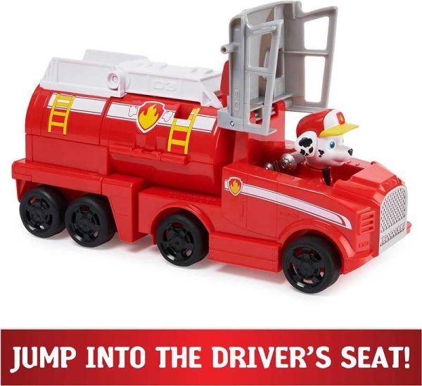 Paw Patrol Marshall Rescue Truck - Όχημα Φορτηγό με Φιγούρα Marshall