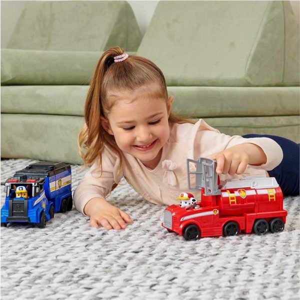 Paw Patrol Marshall Rescue Truck - Όχημα Φορτηγό με Φιγούρα Marshall