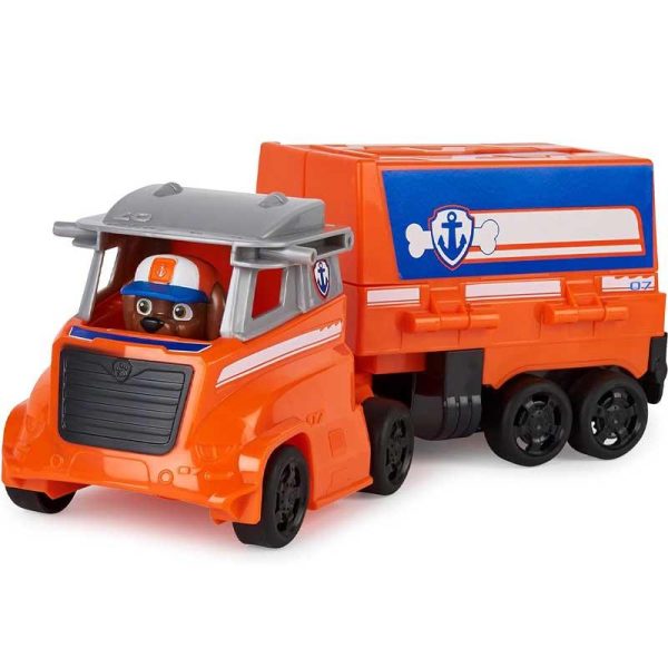 Paw Patrol Zuma Rescue Truck - Όχημα Φορτηγό με Φιγούρα Zuma
