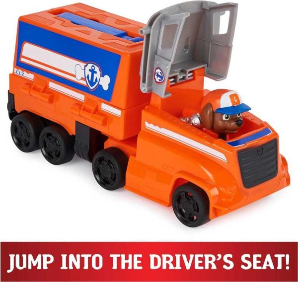 Paw Patrol Zuma Rescue Truck - Όχημα Φορτηγό με Φιγούρα Zuma