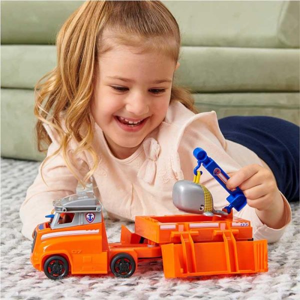 Paw Patrol Zuma Rescue Truck - Όχημα Φορτηγό με Φιγούρα Zuma