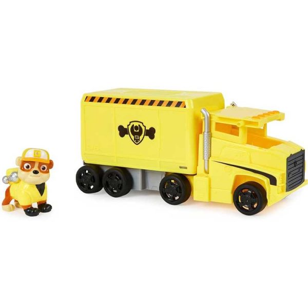 Paw Patrol Rubble Rescue Truck - Όχημα Φορτηγό με Φιγούρα Rubble