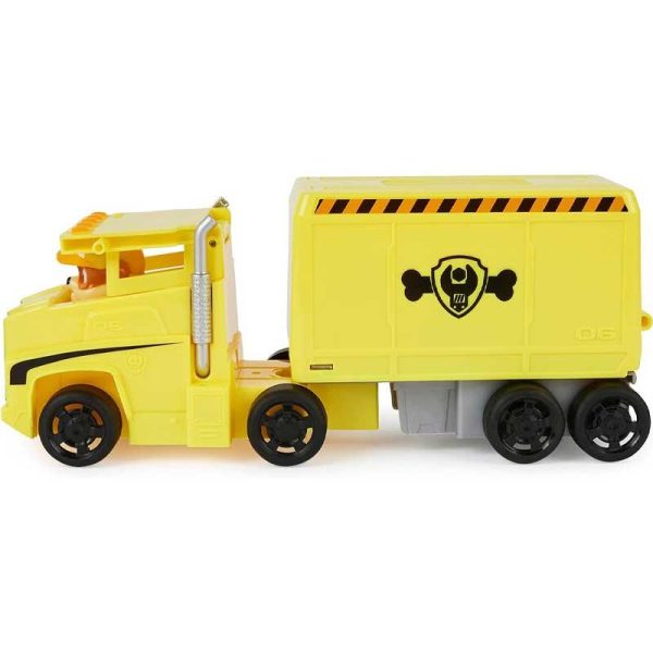 Paw Patrol Rubble Rescue Truck - Όχημα Φορτηγό με Φιγούρα Rubble