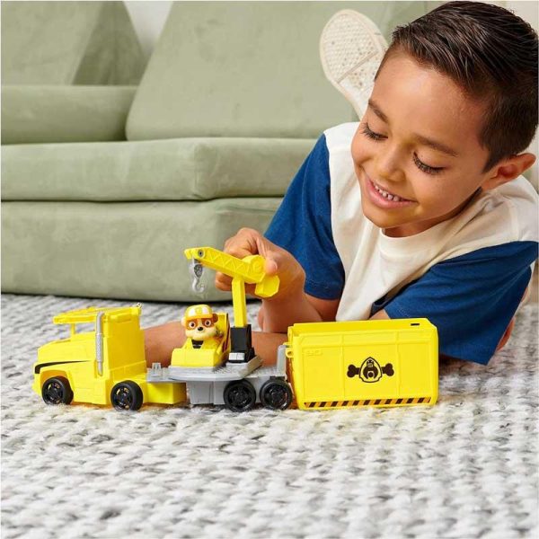 Paw Patrol Rubble Rescue Truck - Όχημα Φορτηγό με Φιγούρα Rubble