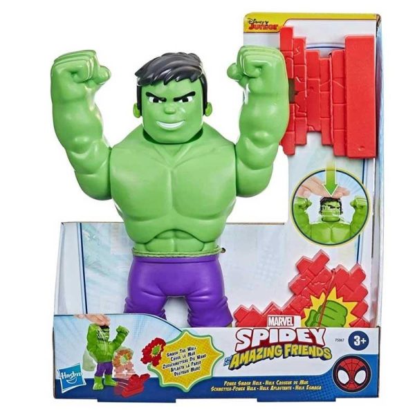 Marvel Spidey And His Amazing Friends: Power Smash Hulk Φιγούρα 24cm