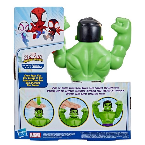 Marvel Spidey And His Amazing Friends: Power Smash Hulk Φιγούρα 24cm