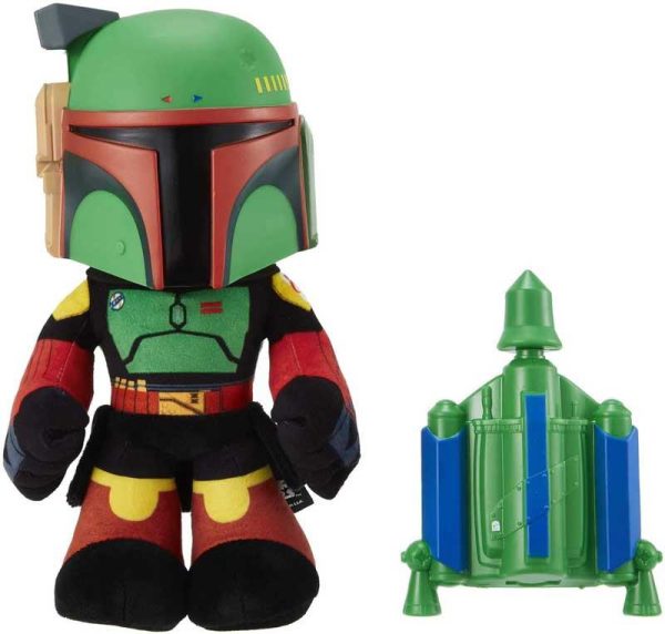 Star Wars The Book Of Boba Fett - Voice Cloner Boba Fett Λούτρινο 30cm με Μετασχηματιστή Φωνής